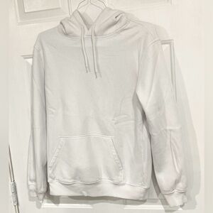 2/$20 H&M Relaxed Fit White Hoodie Size S